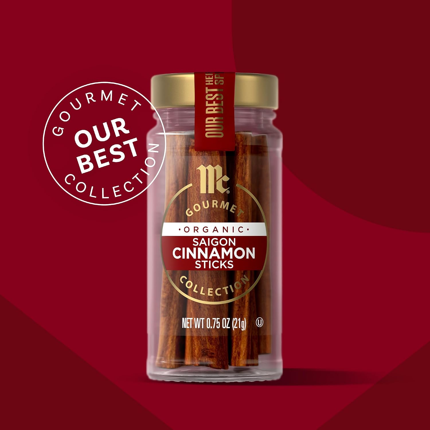 Detalle de McCormick Saigon Cinnamon Sticks, 0.75 oz