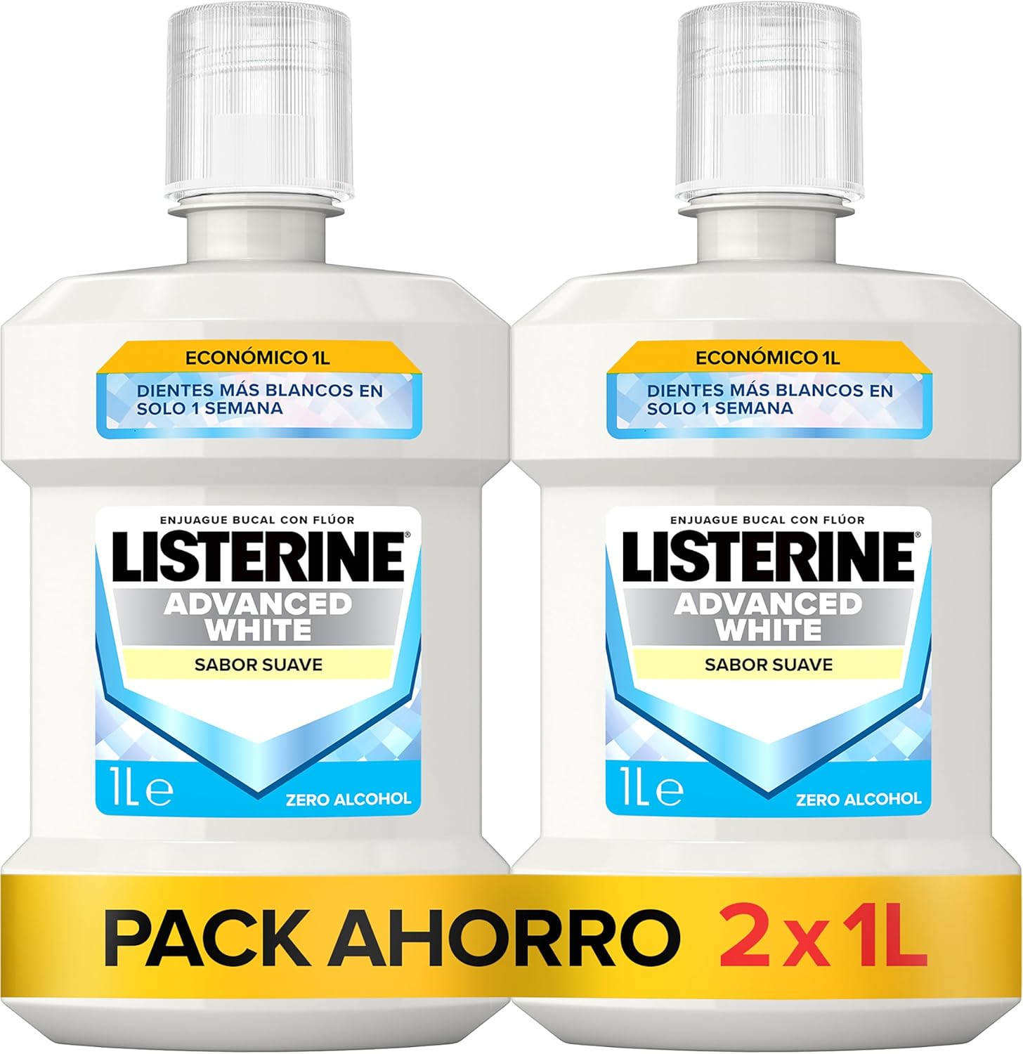 Listerine Advanced White 2 x 1 L enjuague bucal