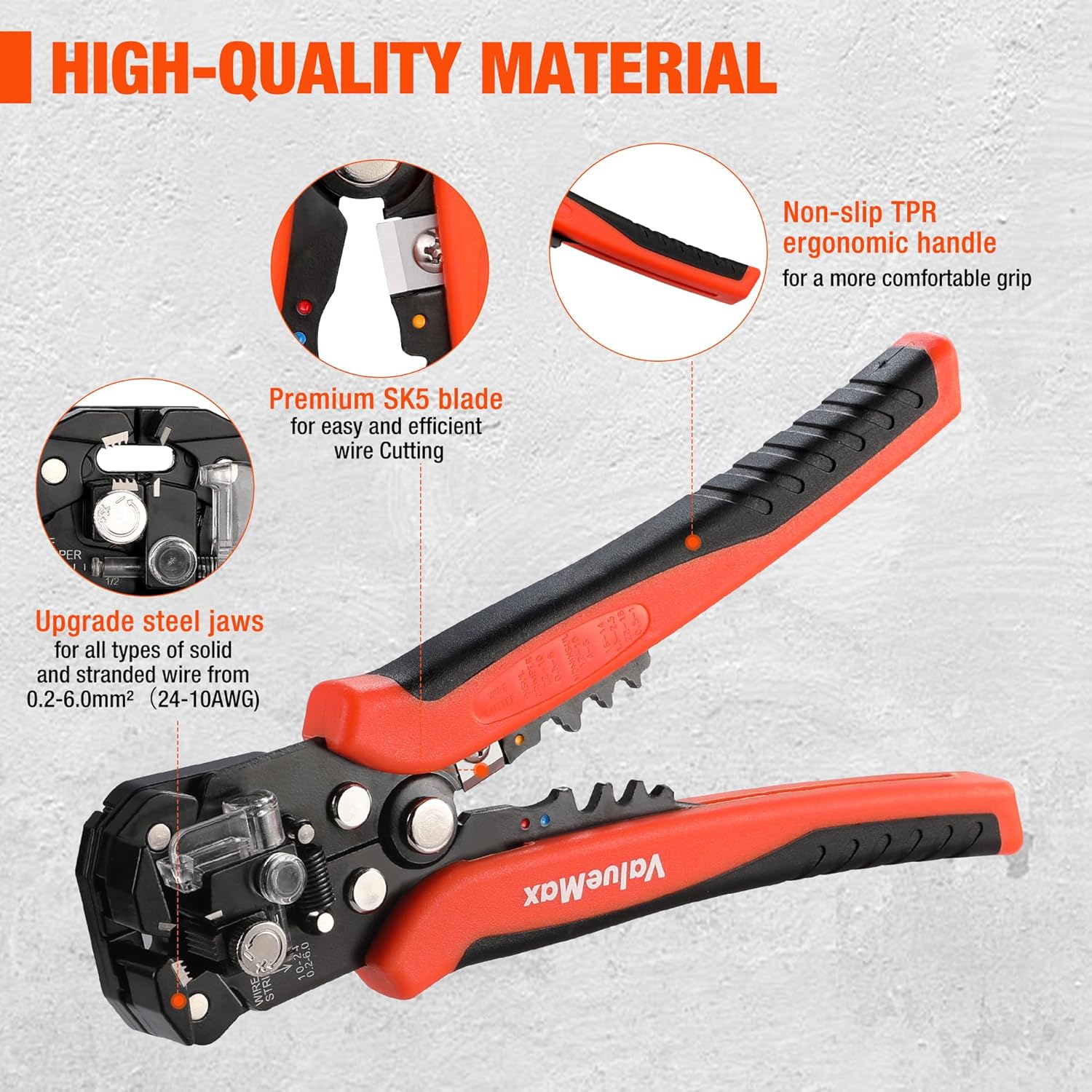 Thumbnail 3 de ValueMax Pince à dénuder 3 en 1 266 bornes ⚙️