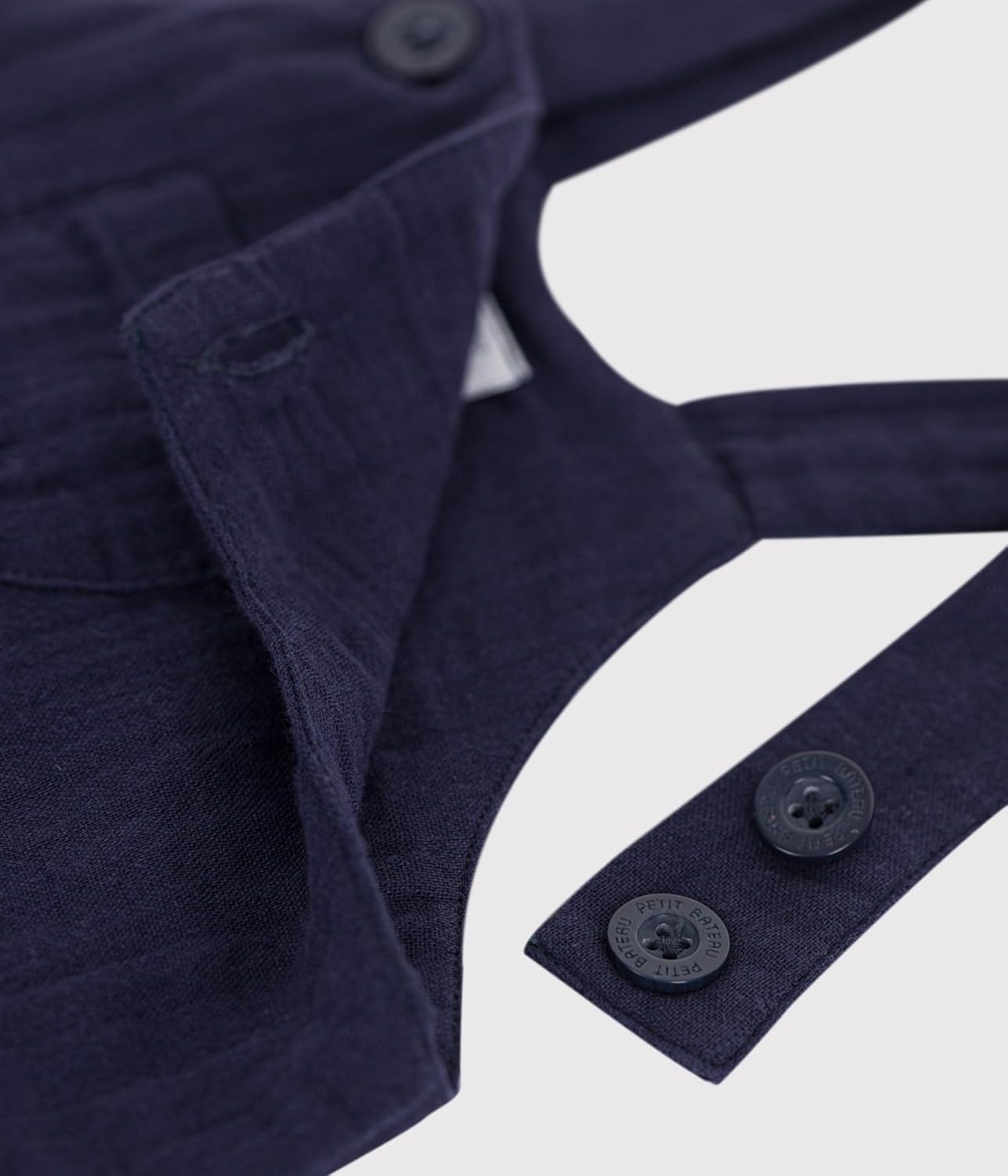 Thumbnail 3 de Petit Bateau Salopette courte bébé garçon en gaze de coton