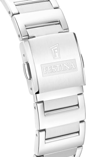 Detalle 2 de Festina Orologio Uomo Analogico in Acciaio Inossidabile 316L Argentato: stile classico e affidabilità quotidiana