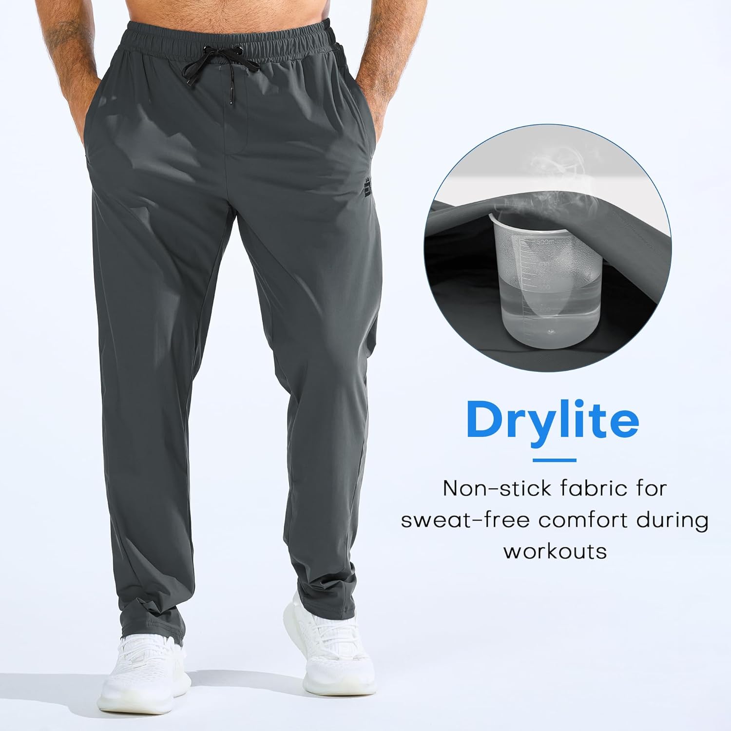 Thumbnail 3 de BROKIG Mens Cooling Joggers Bottoms