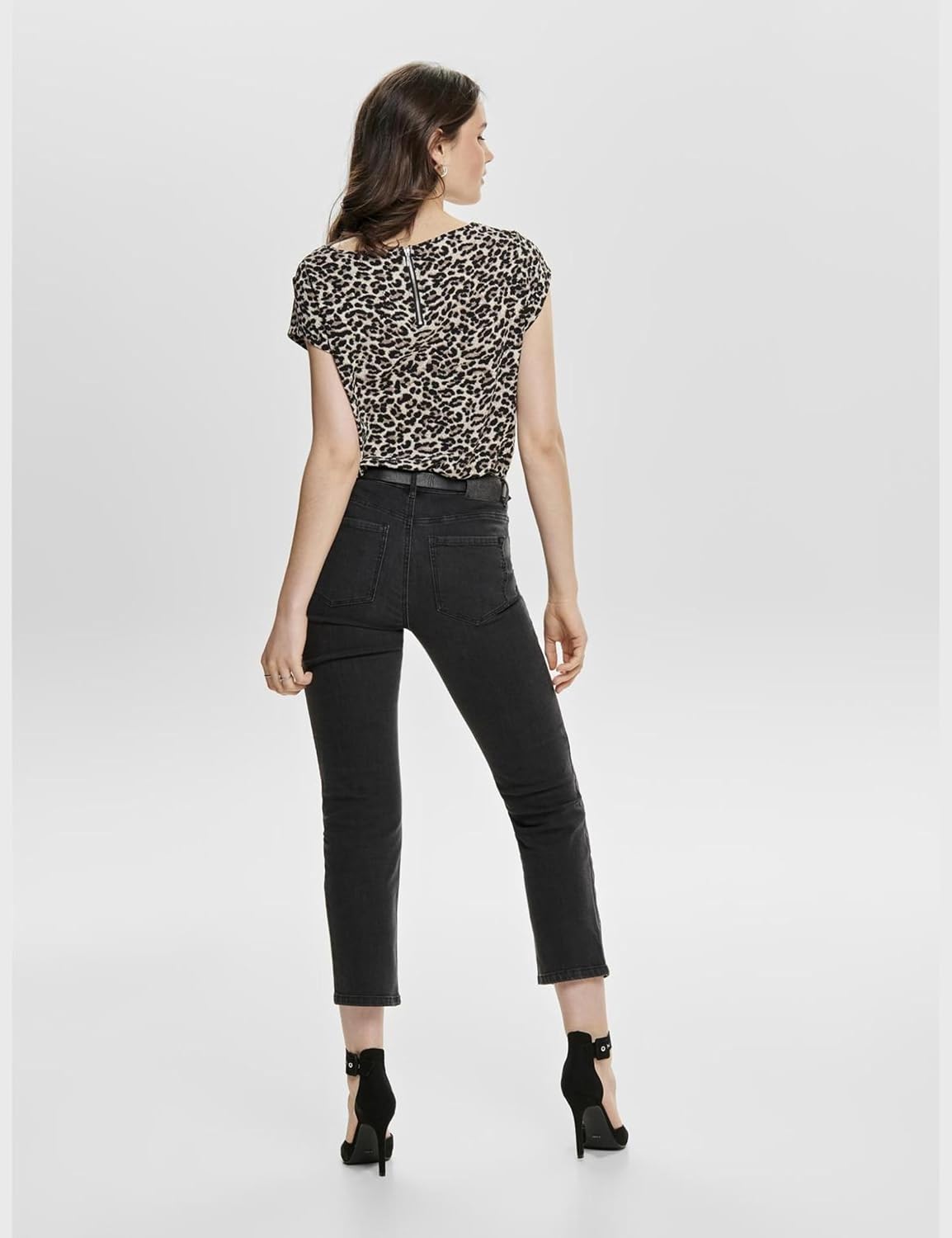 Detalle de ONLY Only Damen Onlvic S/S Solid T-Shirt da donna, pacco da 2