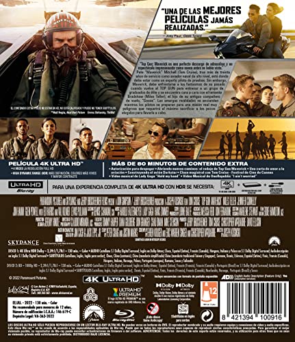 Detalle 2 de Top Gun: Maverick 4K UHD + Blu-ray 🎬