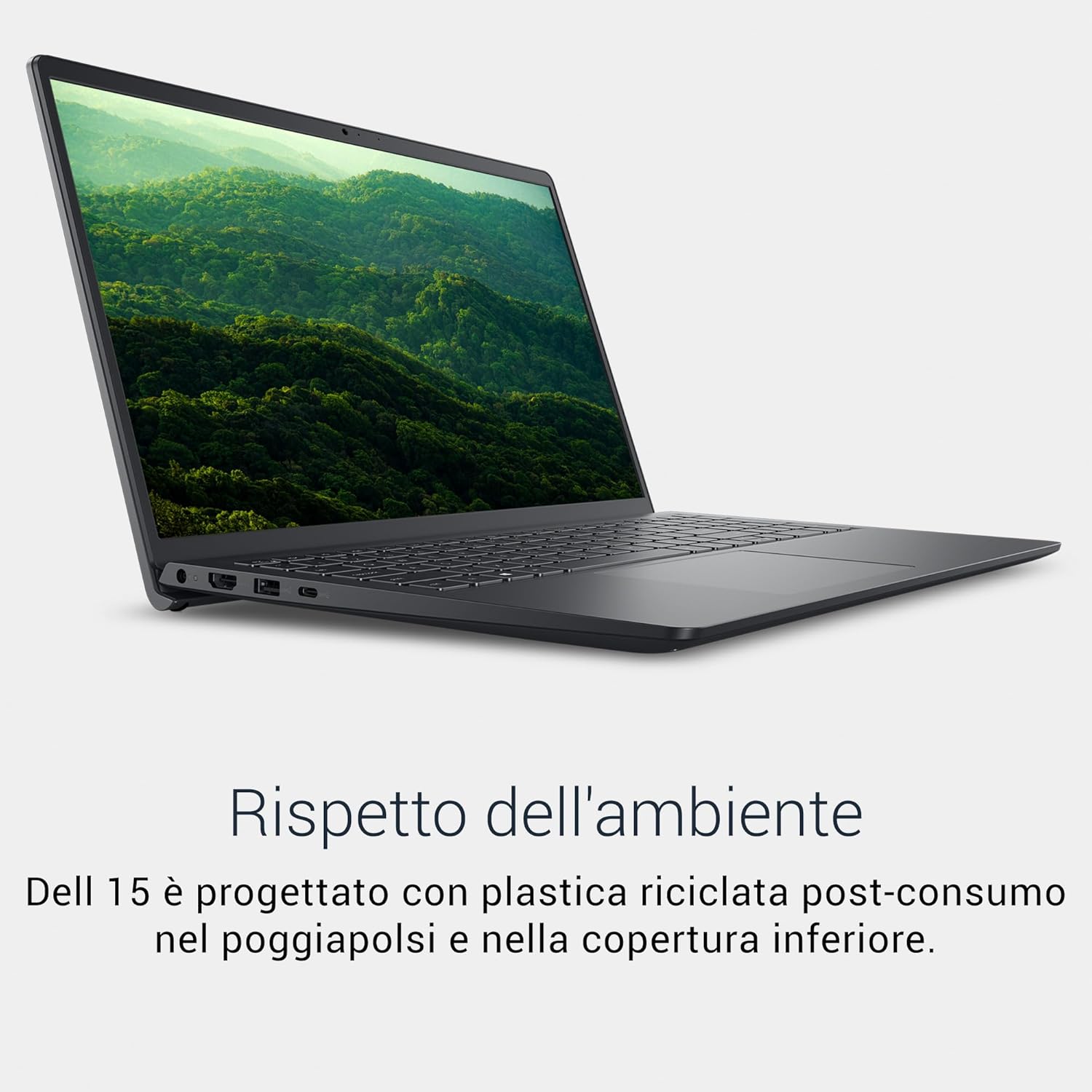 Thumbnail 5 de Dell 15 Laptop DC15250 — 15,6'' FHD 120 Hz, i7-1355U, 16GB/512GB SSD, Windows 11 Home, Tastiera IT, Carbon Black