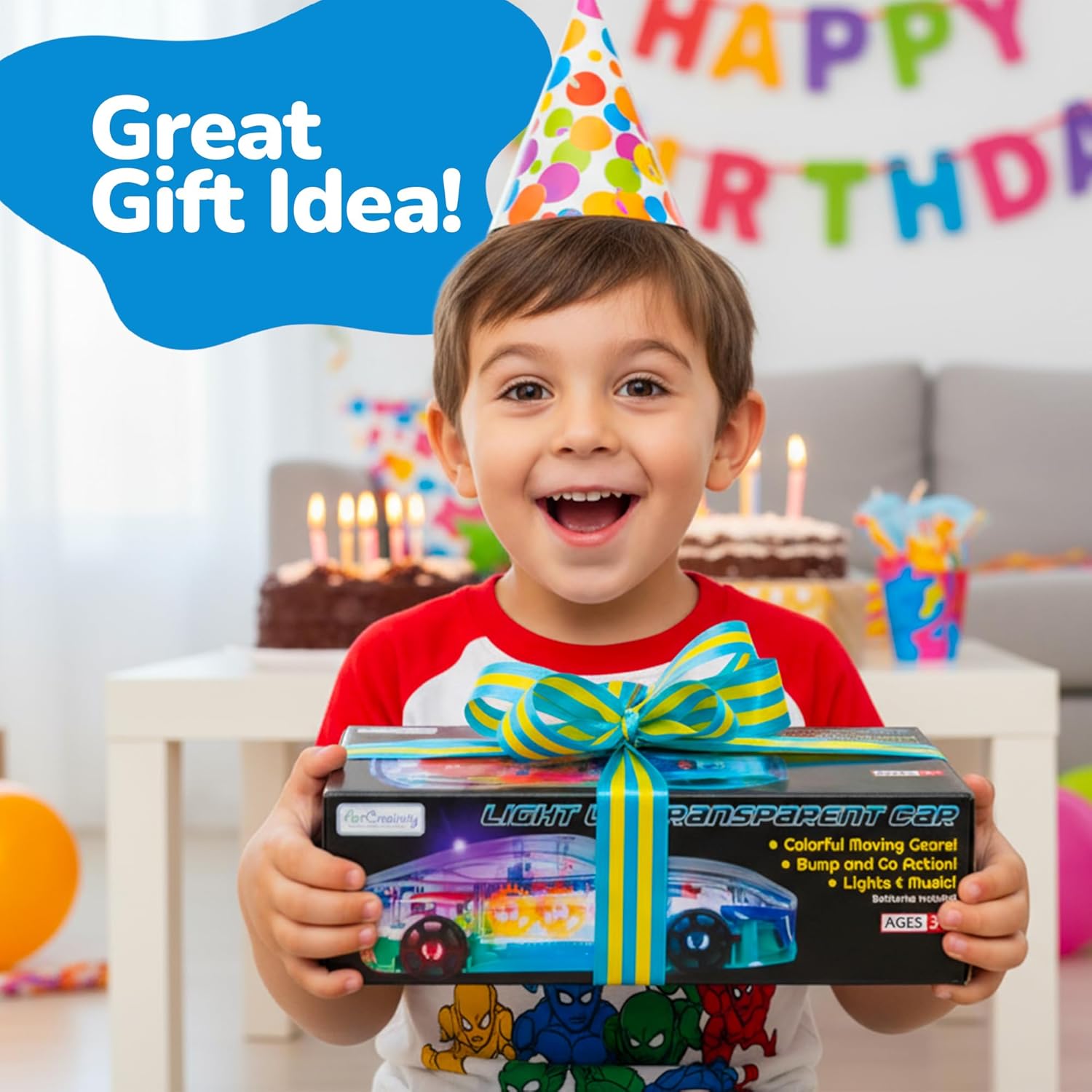 Detalle 2 de ArtCreativity Light Up Car 1PC