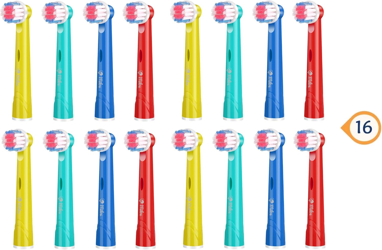 Thumbnail 2 de Aufsteckbürsten Kinder 16 Stück für Oral B