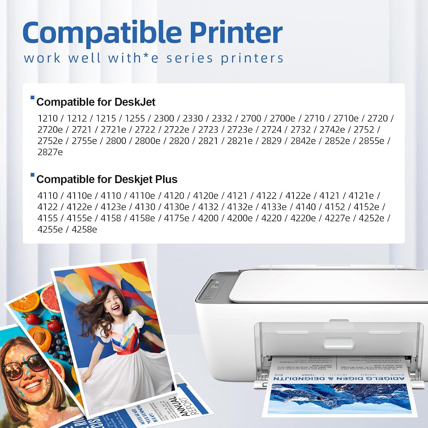 Detalle 2 de INKGAGE 67XL Compatible Ink Cartridges, Black and Color Combo Pack