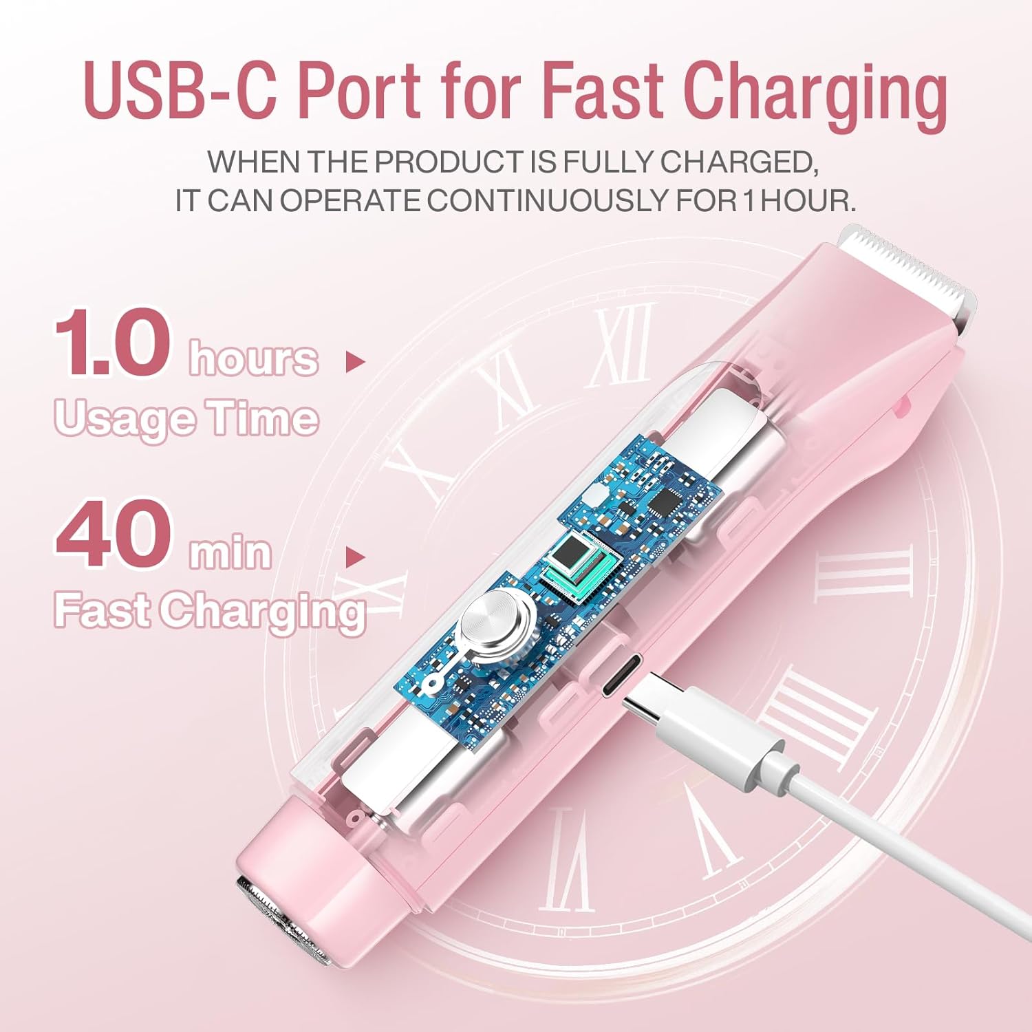 Detalle de Bikini Trimmer Women LS7: 2-in-1 Electric Shaver for Wet & Dry Use
