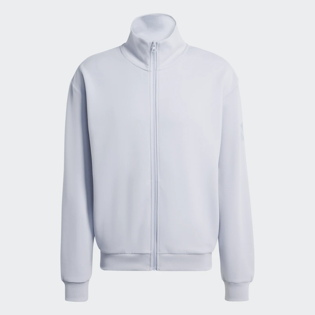 Detalle de Adidas Soft Lux, chaqueta deportiva gris