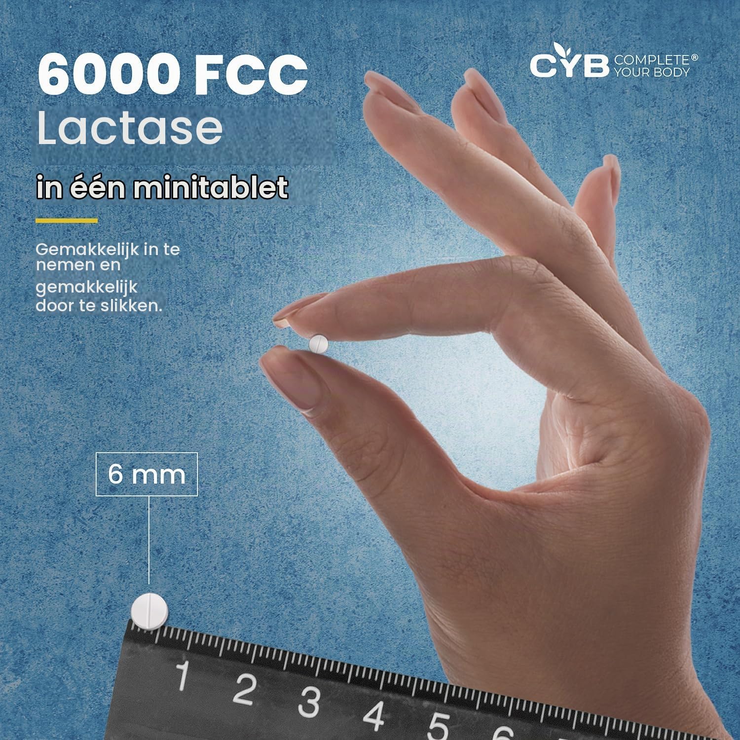 Thumbnail 4 de CYB Complete your Body Lactase 6000 FCC, 100 minitabletten in dispenser