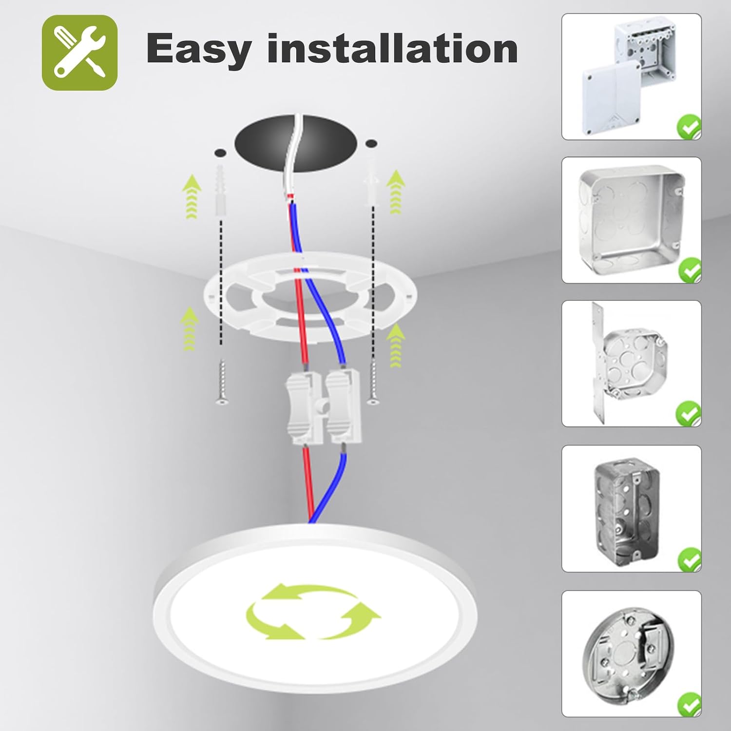 Thumbnail 3 de hepside Plafón LED Techo Cocina 15W 1800LM