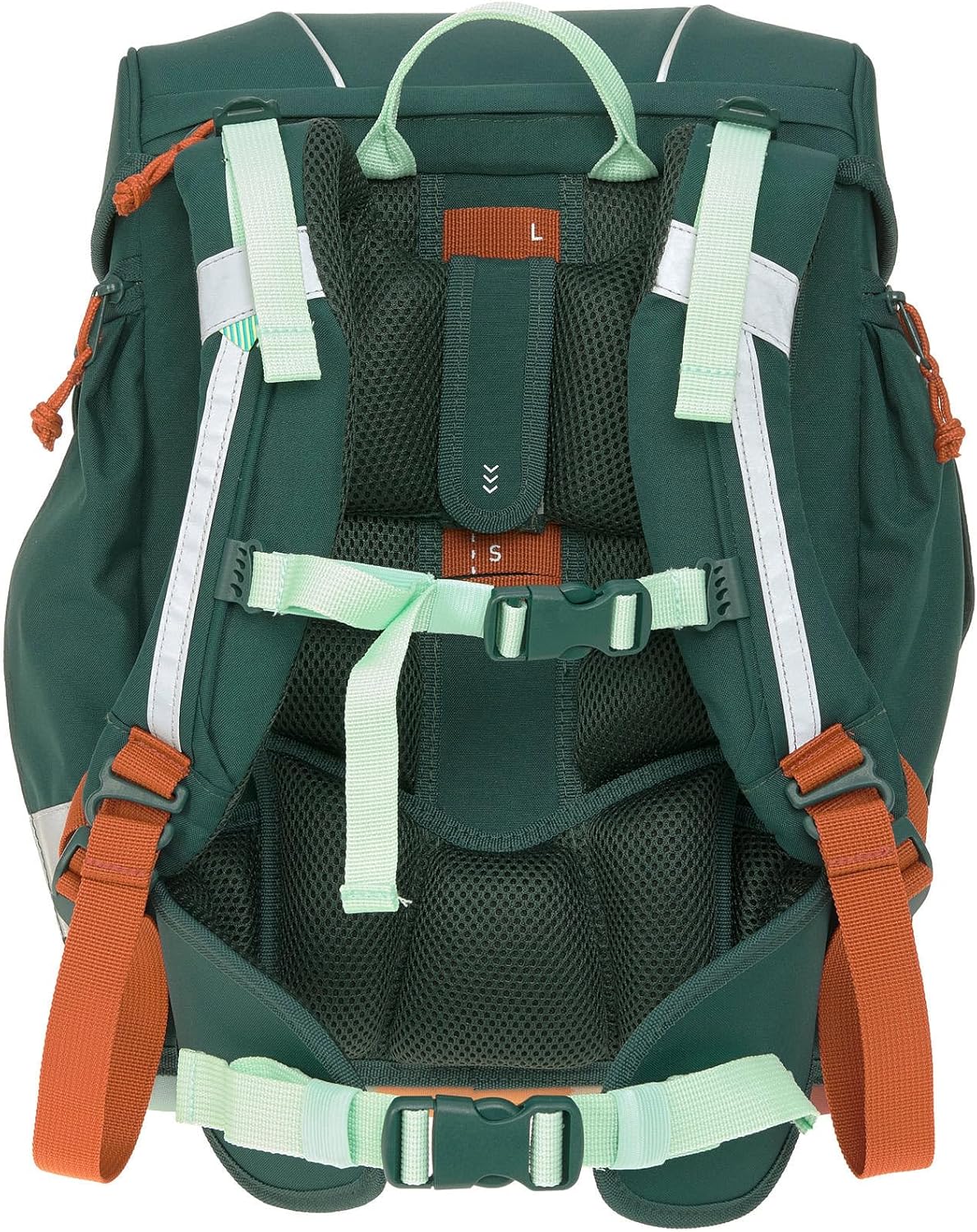Detalle de LÄSSIG 7-teiliges Schulranzen-Set Boxy Unique Dark Green Ocean Edition