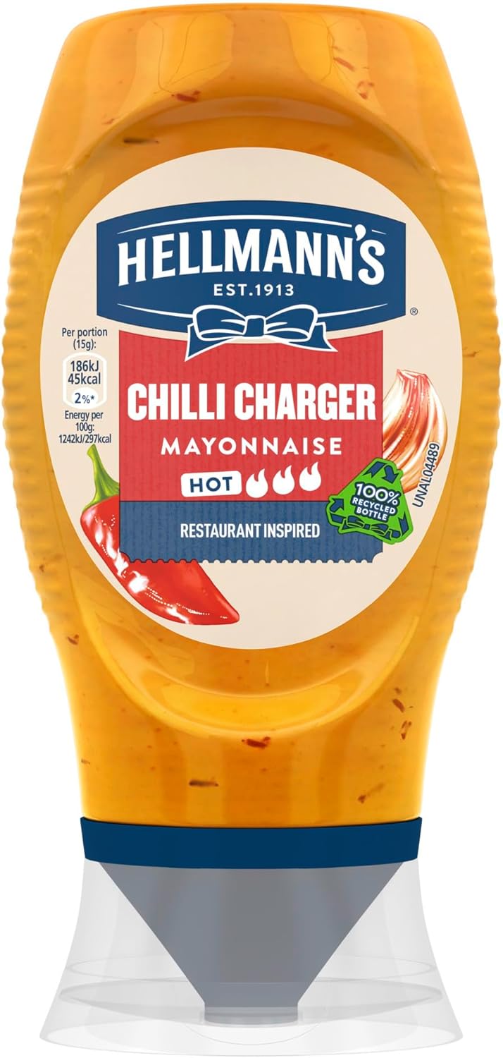Thumbnail 2 de Hellmann's Chilli Charger Mayonnaise Condiment 8x250 ml