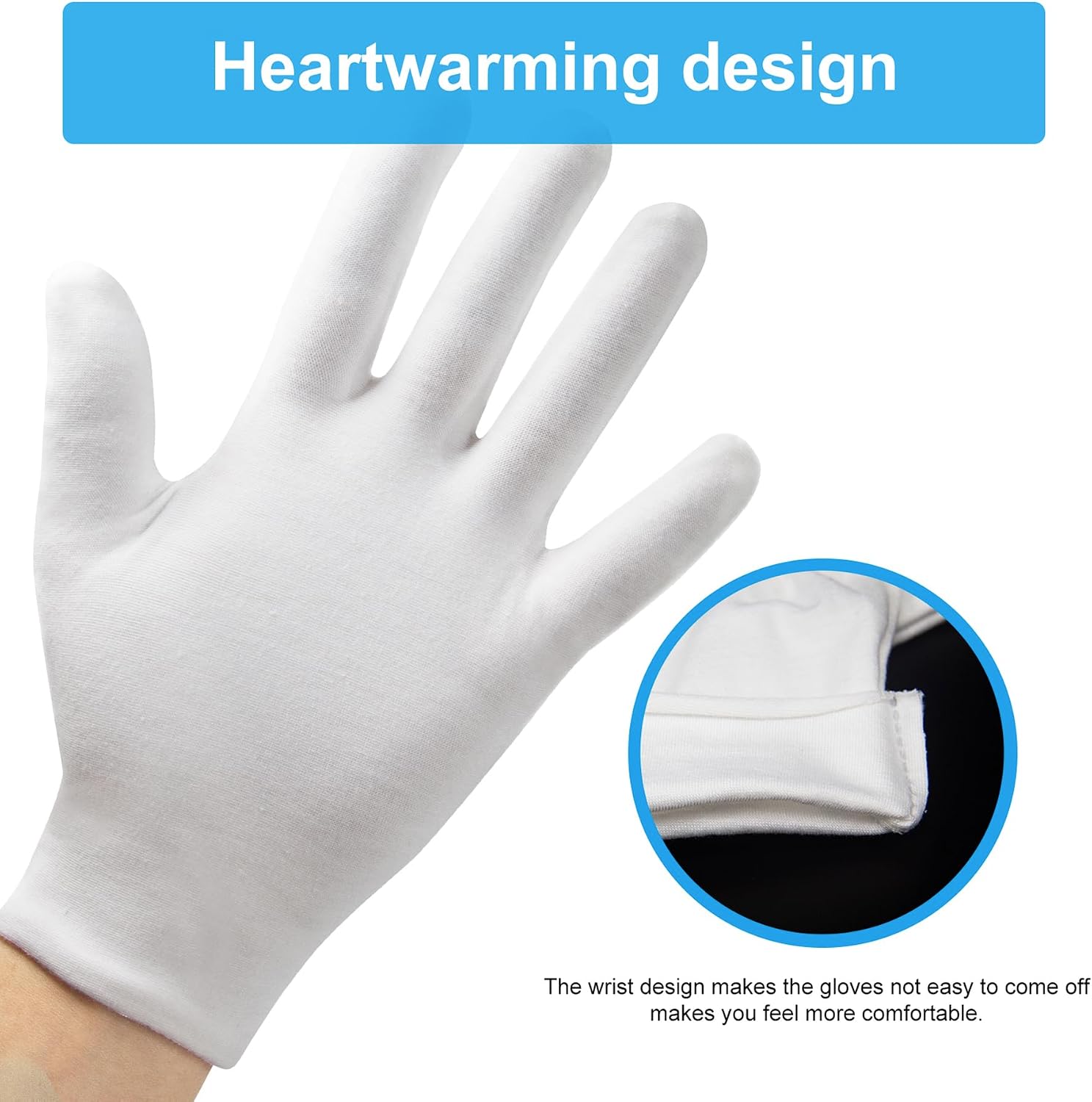 Detalle de Moisturizing Gloves 8.6in Overnight