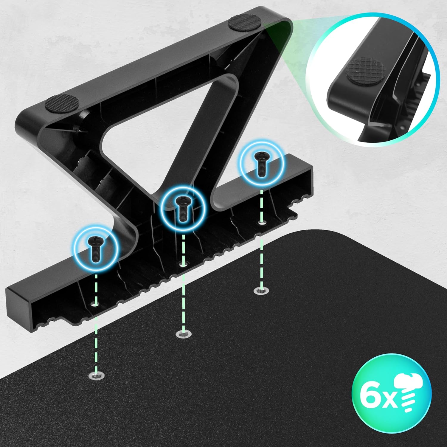 Thumbnail 6 de Duronic DM06-1 BK supporto monitor 15 cm