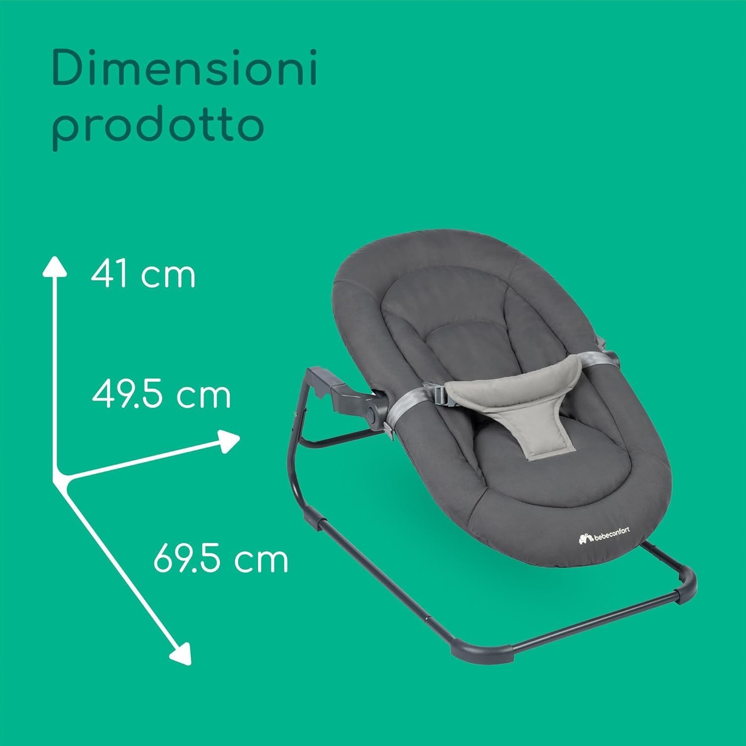 Thumbnail 6 de Bebeconfort Timba 2-in-1 Baby Bouncer Chair (Birth to 6 Months) with Tray Compatibility