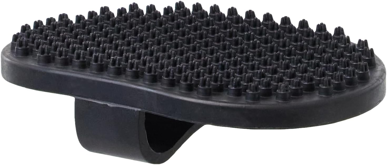 Detalle 1 de Ferplast Guanto Spazzola per Cani e Gatti – Pelo Corto, gomma morbida, impugnatura ergonomica nero