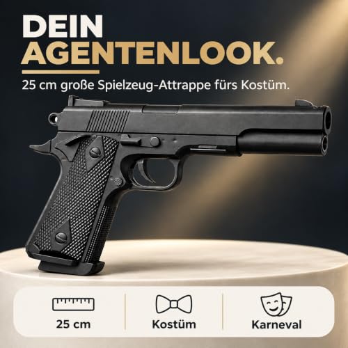 Detalle de TK Gruppe Timo Klingler Beretta Modell 25 cm Spielzeugpistole aus Kunststoff