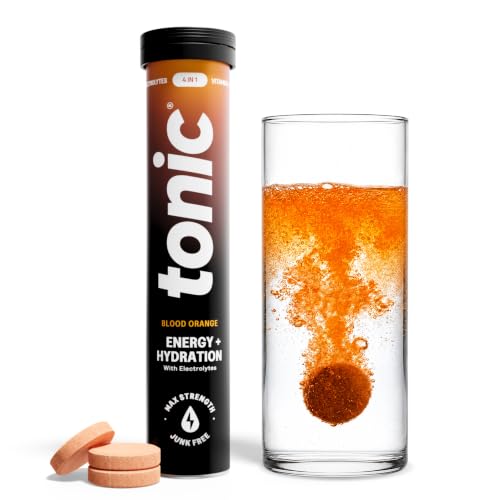 Tonic Health Energy and Hydration Tablets – No Sugar Effervescent Multivitamins