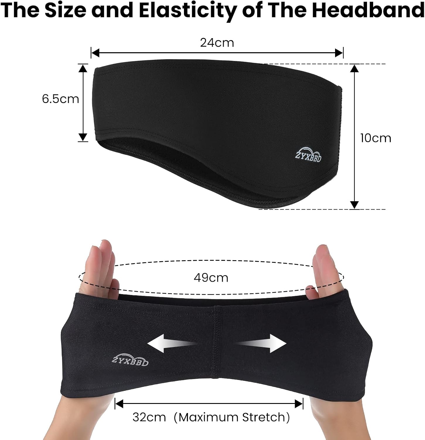 Thumbnail 1 de Sport Stirnband Ohrenwärmer Damen Herren für Winter