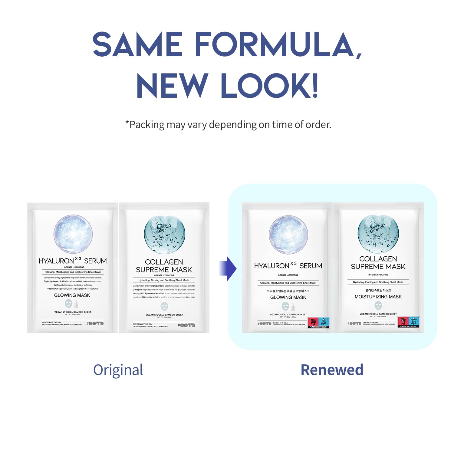 Detalle de #OOTD Hydrating Soothing Sheet Masks 30EA