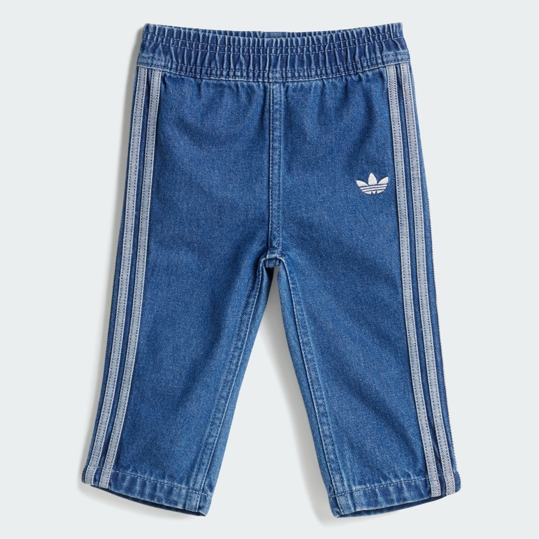 Thumbnail 3 de Conjunto Adidas Denim (Bebé) — camiseta y pantalón en azul