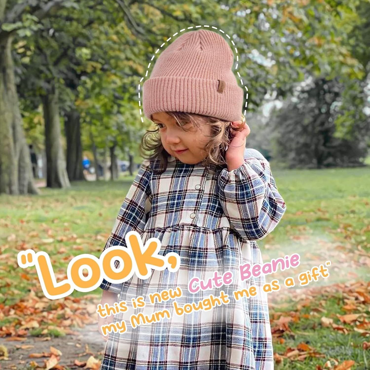 Detalle 2 de FURTALK Toddler Knit Beanie, Double-Layer Acrylic, Stretchy Sizes from 0–8 Years