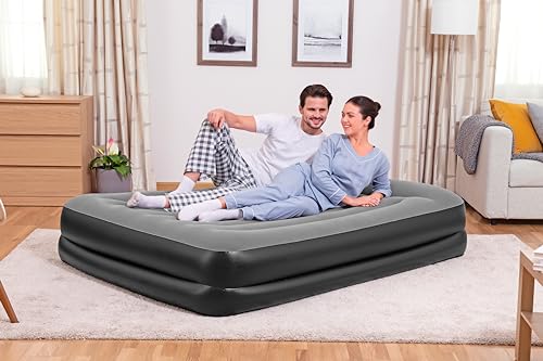 Detalle 2 de Bestway Lit Matelas Gonflable 2 Personnes Queen Aeroluxe avec Pompe Électrique Intégrée