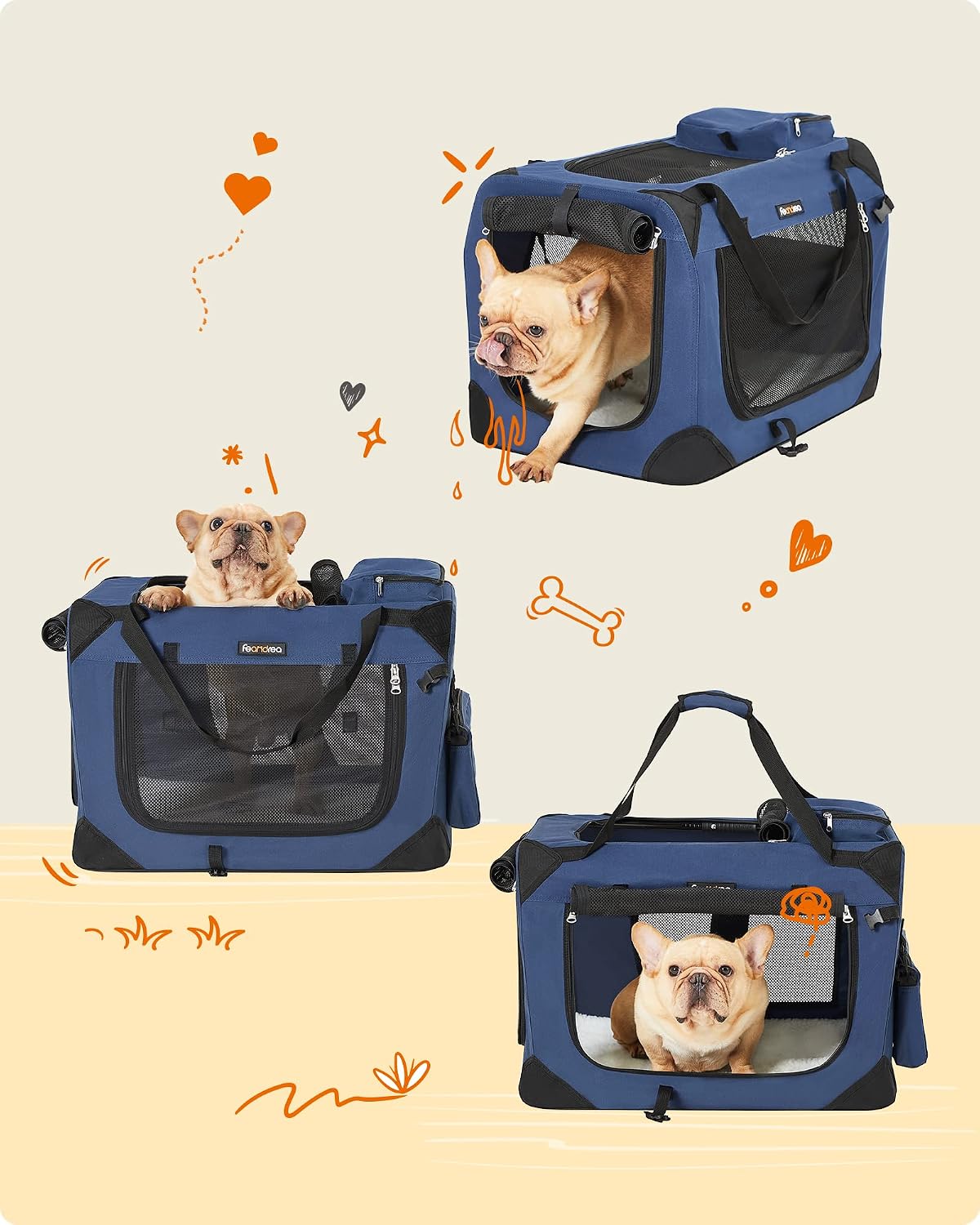 Thumbnail 6 de Feandrea BAX Collection PDC60Z Soft-Sided Pet Carrier, Foldable Mesh, 60 x 42 x 42 cm