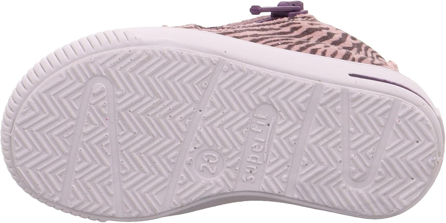 Detalle de Superfit Moppy Sneaker 1-000360 Mädchen – Wildleder, Leder Innenmaterial, Reißverschluss