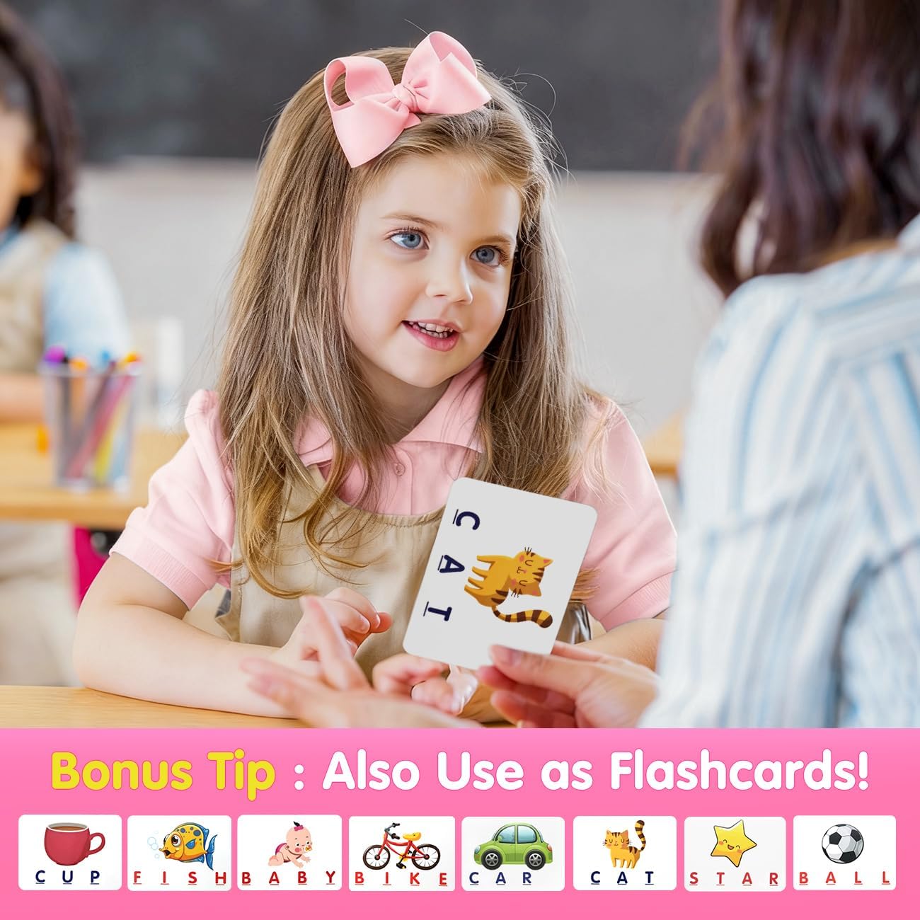 Thumbnail 3 de HahaGift Spelling and Reading Toy 30 cards