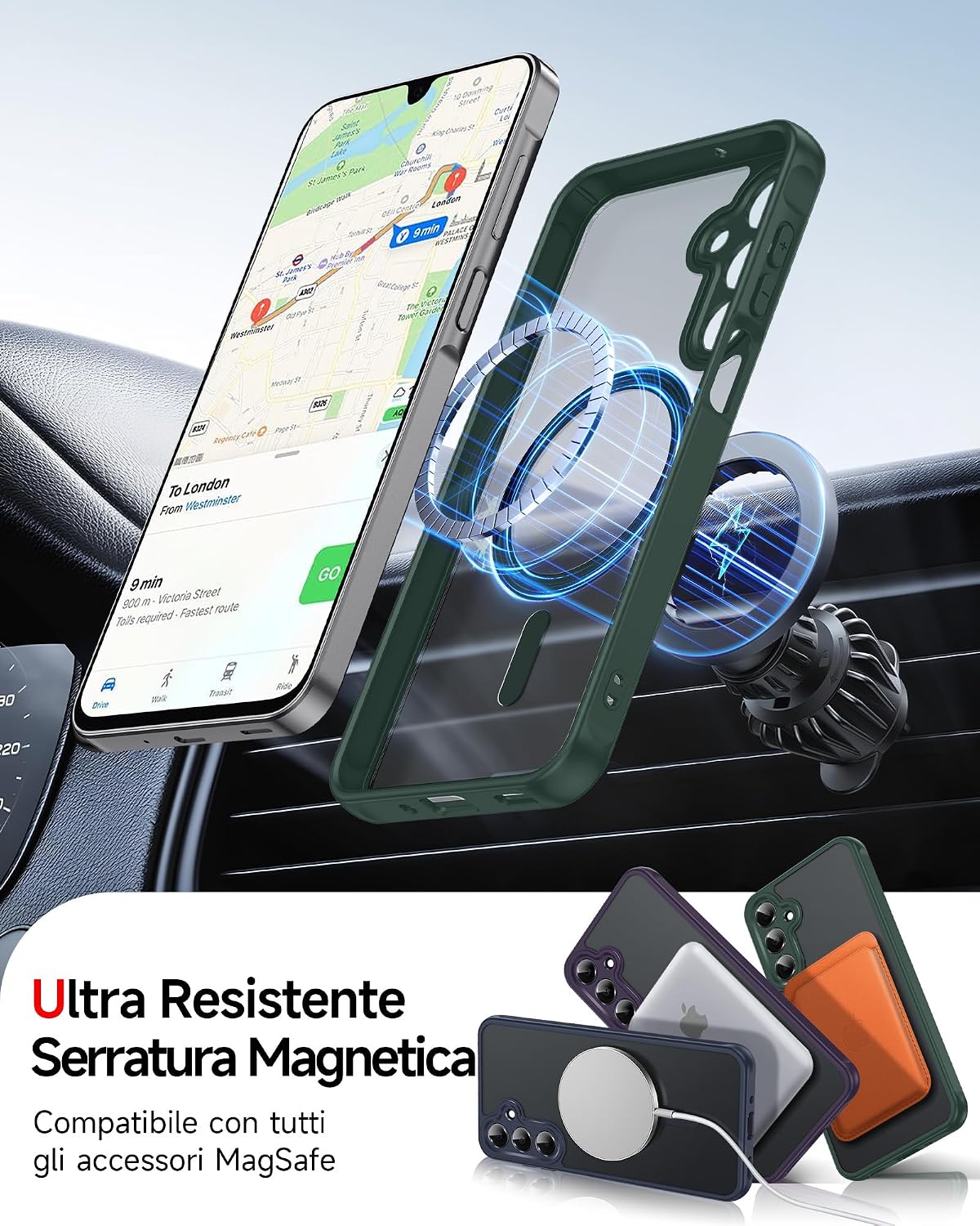 Detalle de LeYi Cover magnetica per Galaxy A16 5G