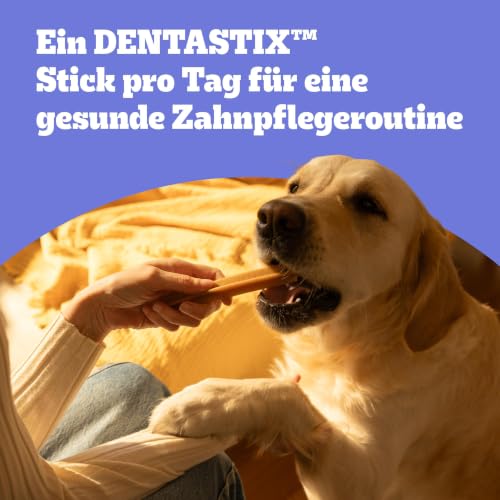 Detalle 1 de PEDIGREE DentaStix für mittelgroße Hunde (10–25 kg) — Zahnpflege-Snacks mit Huhn & Rind, 56 Stück