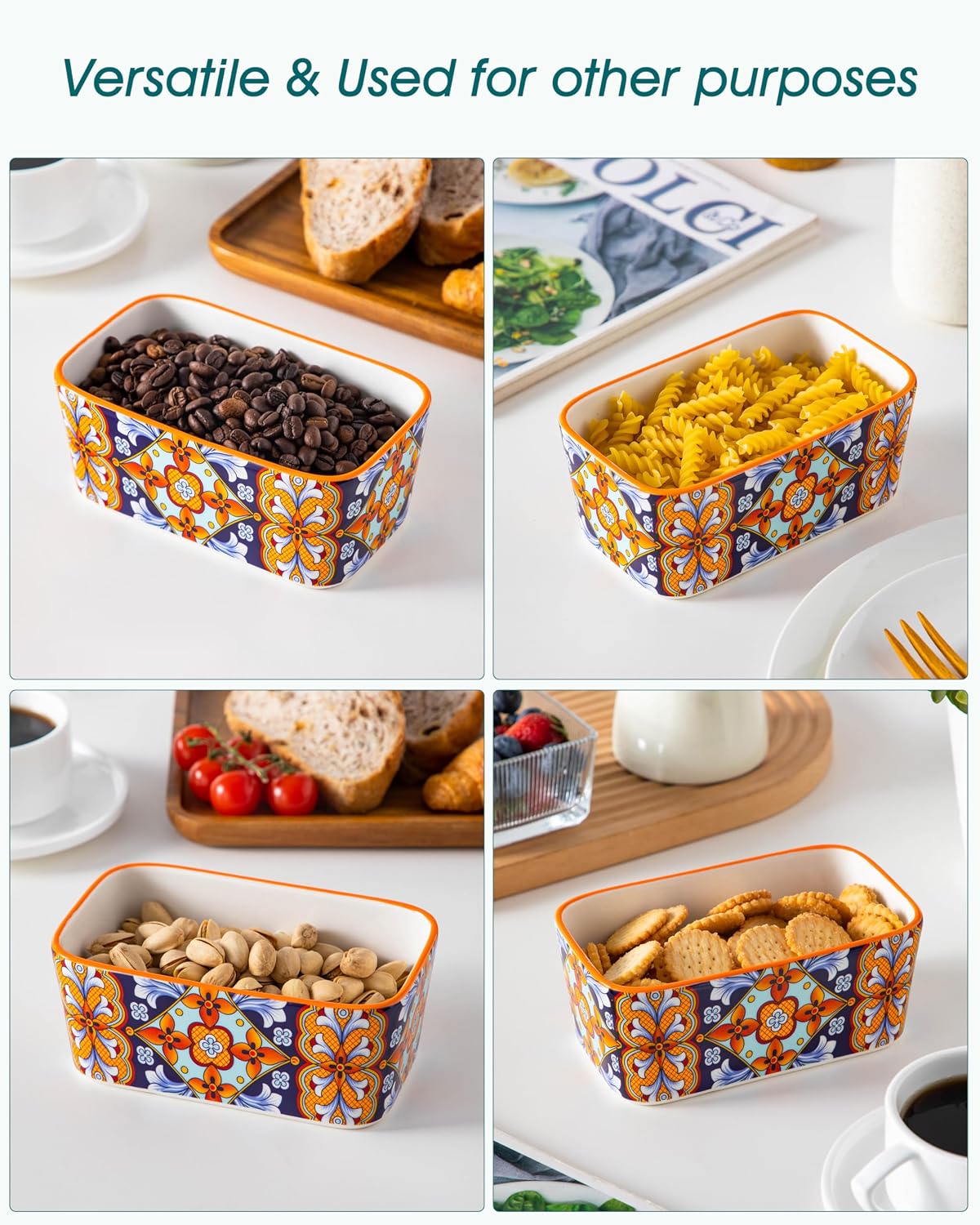 Thumbnail 6 de vancasso Butter Dish, 6.5-Inch