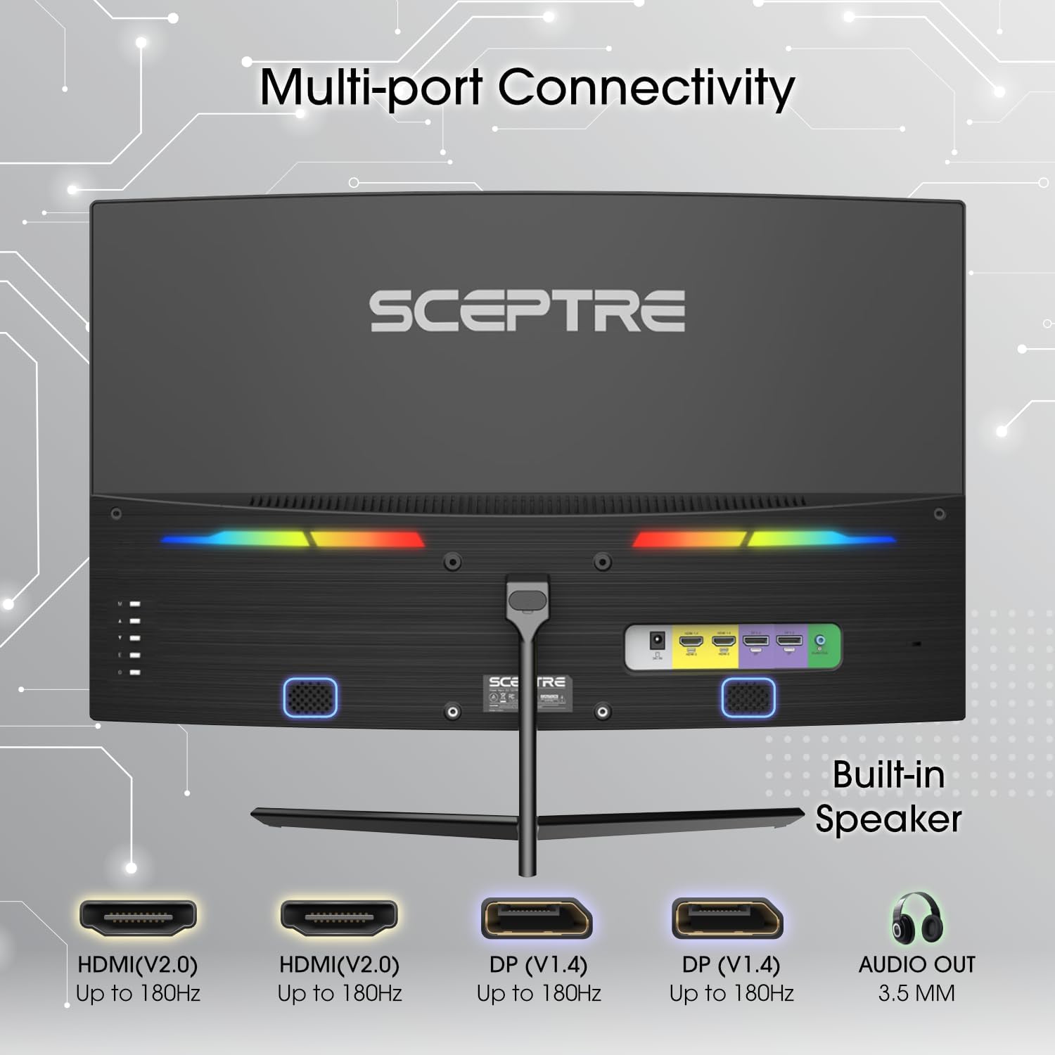 Thumbnail 4 de Sceptre C248B-FWT168 24-Inch Curved Gaming Monitor