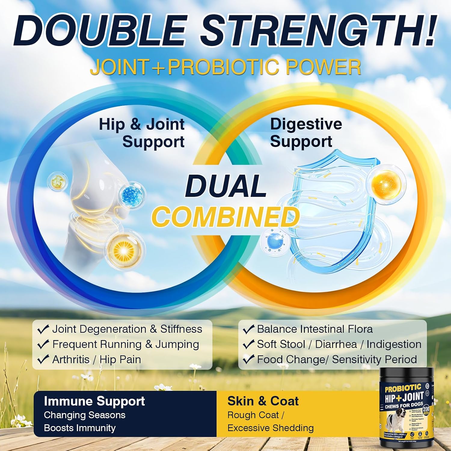 Thumbnail 1 de Dog Joint Supplement with Probiotics