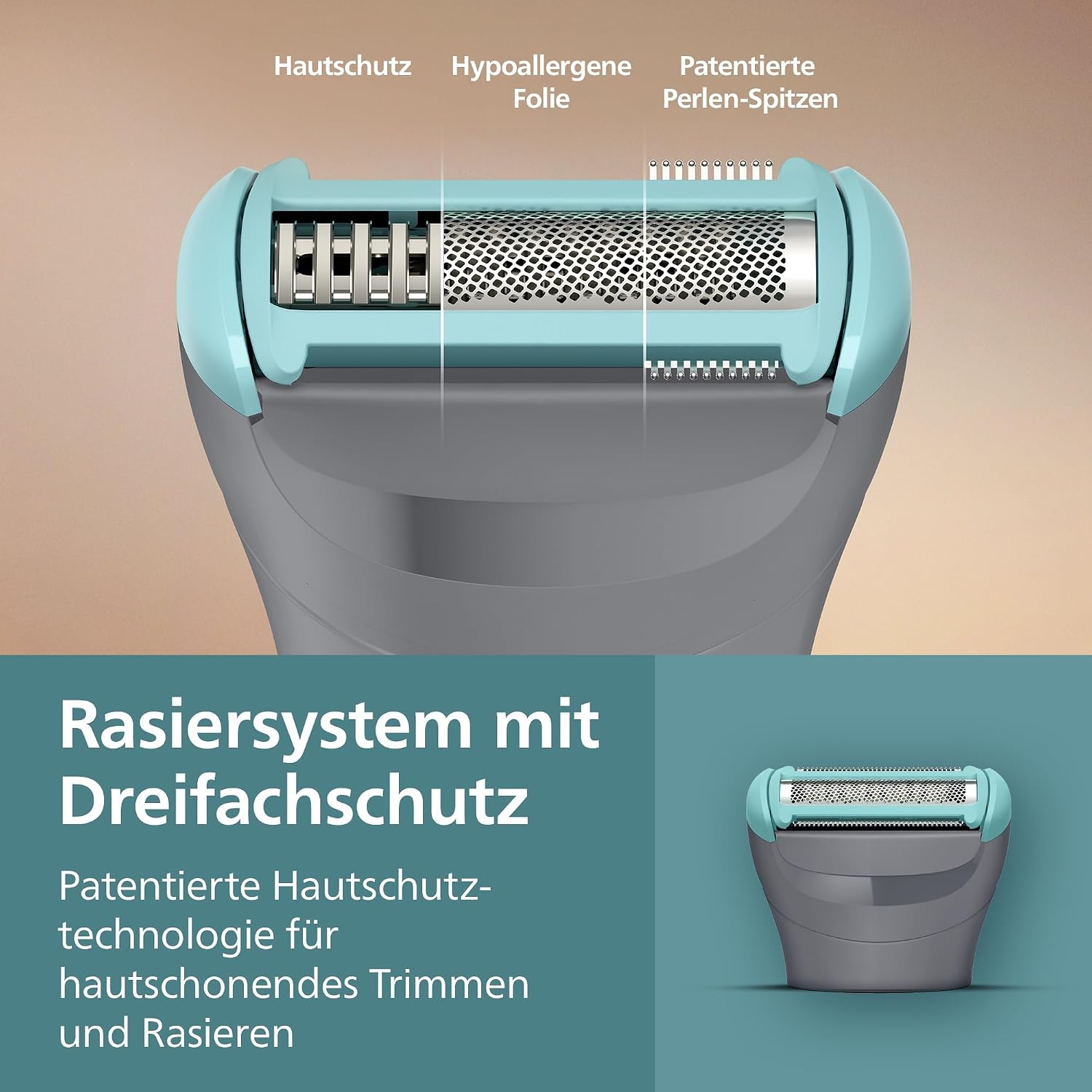 Detalle 2 de Philips Bodygroom BG3480/15 80 Min. Laufzeit