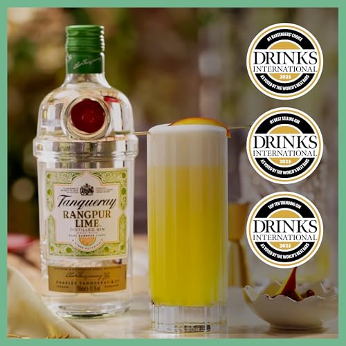 Detalle de Tanqueray Rangpur Lime Gin – fünffach destilliert mit Zitrusfrische (700 ml, 41,3% Vol.)