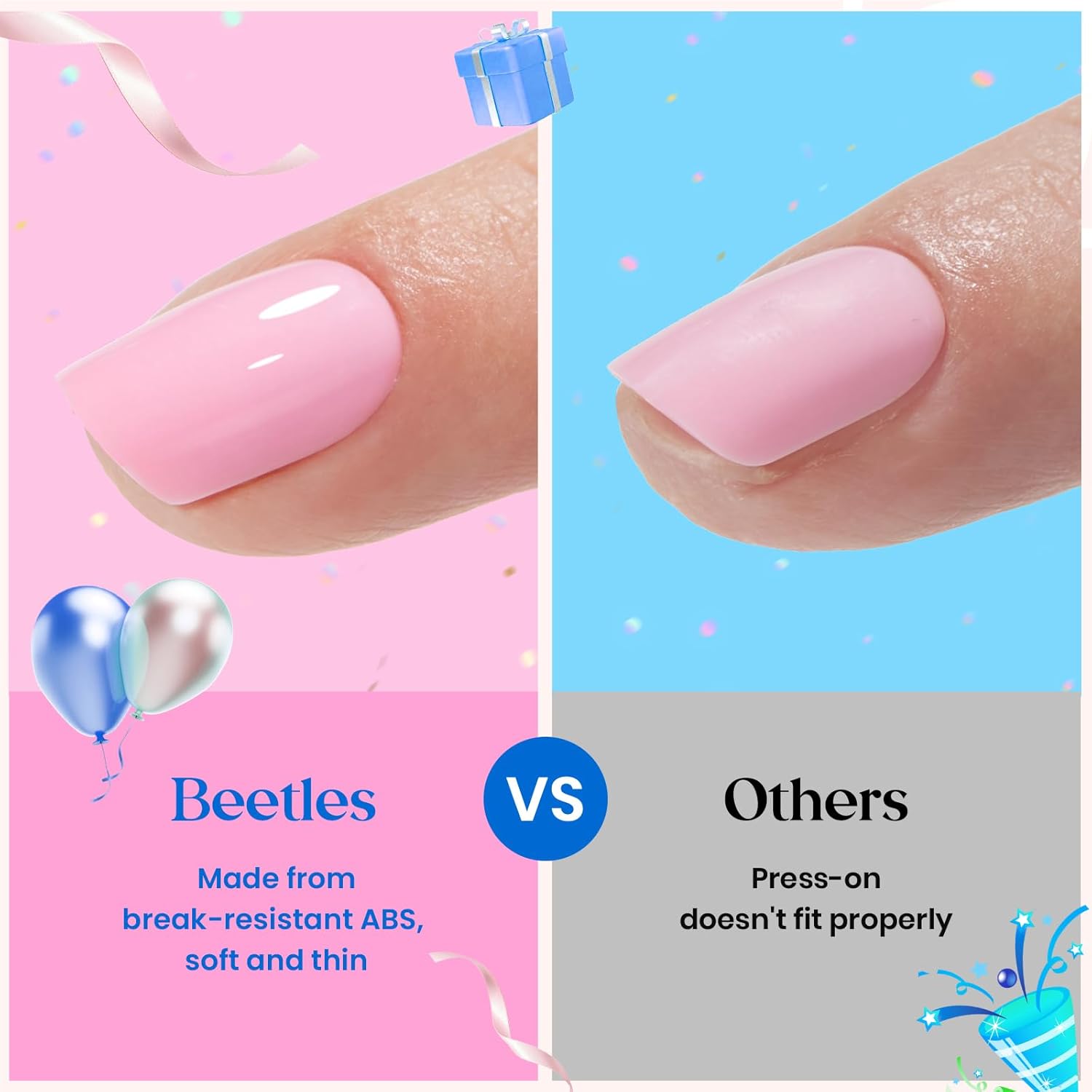 Thumbnail 5 de Beetles Press on Nails Kit 720pcs short almond press-ons 💅