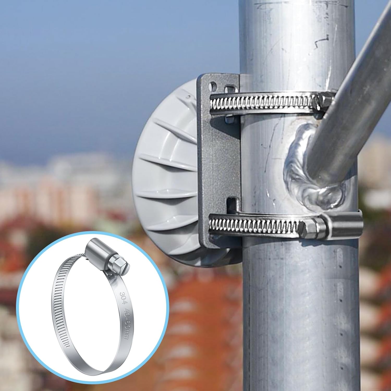 Thumbnail 5 de Bolatus Schlauchschellen 80-100mm, 2 Stück – 304 Edelstahl, verstellbar
