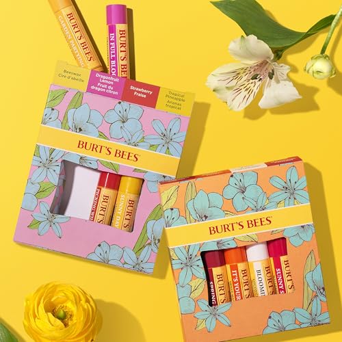 Detalle 2 de Burt's Bees In Full Bloom set bálsamos 4×4,25 g 💄