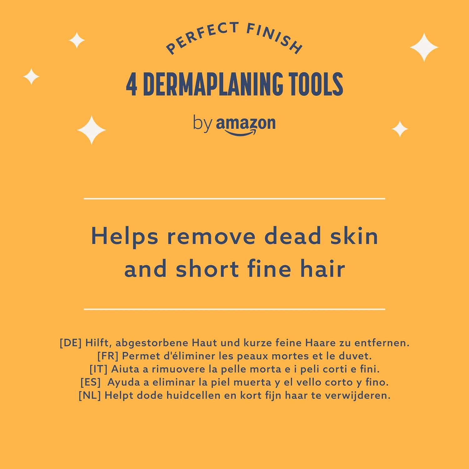 Detalle de By Amazon Dermaplane Eyebrow Razor Shaper (Pack of 4)