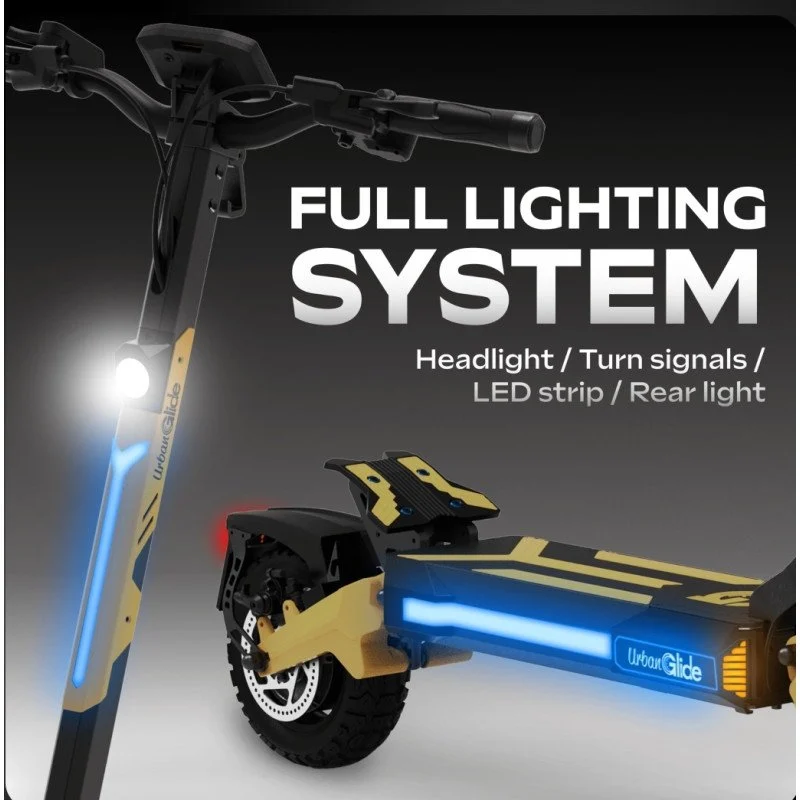 Thumbnail 1 de UrbanGlide Patinete Eléctrico 25km/h, 100km Autonomía, 2000W 🚀