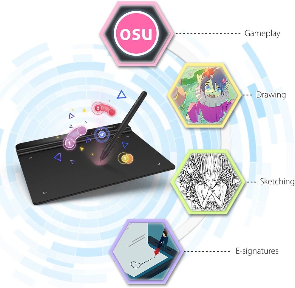 Thumbnail 5 de XP-Pen Star G640 6x4 drawing tablet