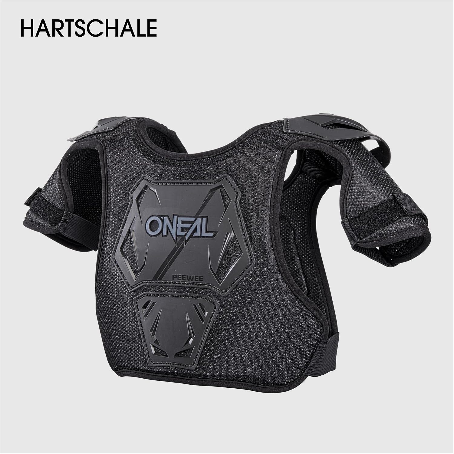 Thumbnail 3 de O'NEAL Protezione del petto per bambini, 4-9 anni, Ø Pee Wee Chest Guard – Nero/Bianco (Taglia M/L)