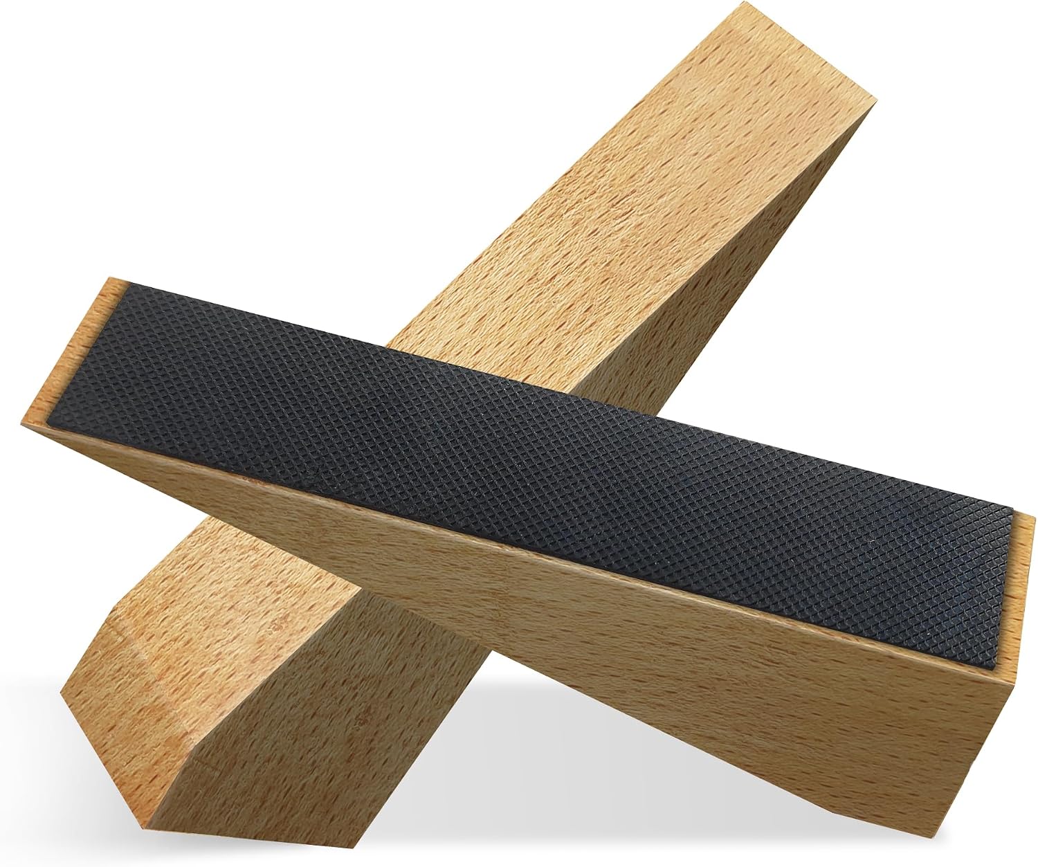 Detalle de 2 Pack Wooden Door Stop Non-Slip