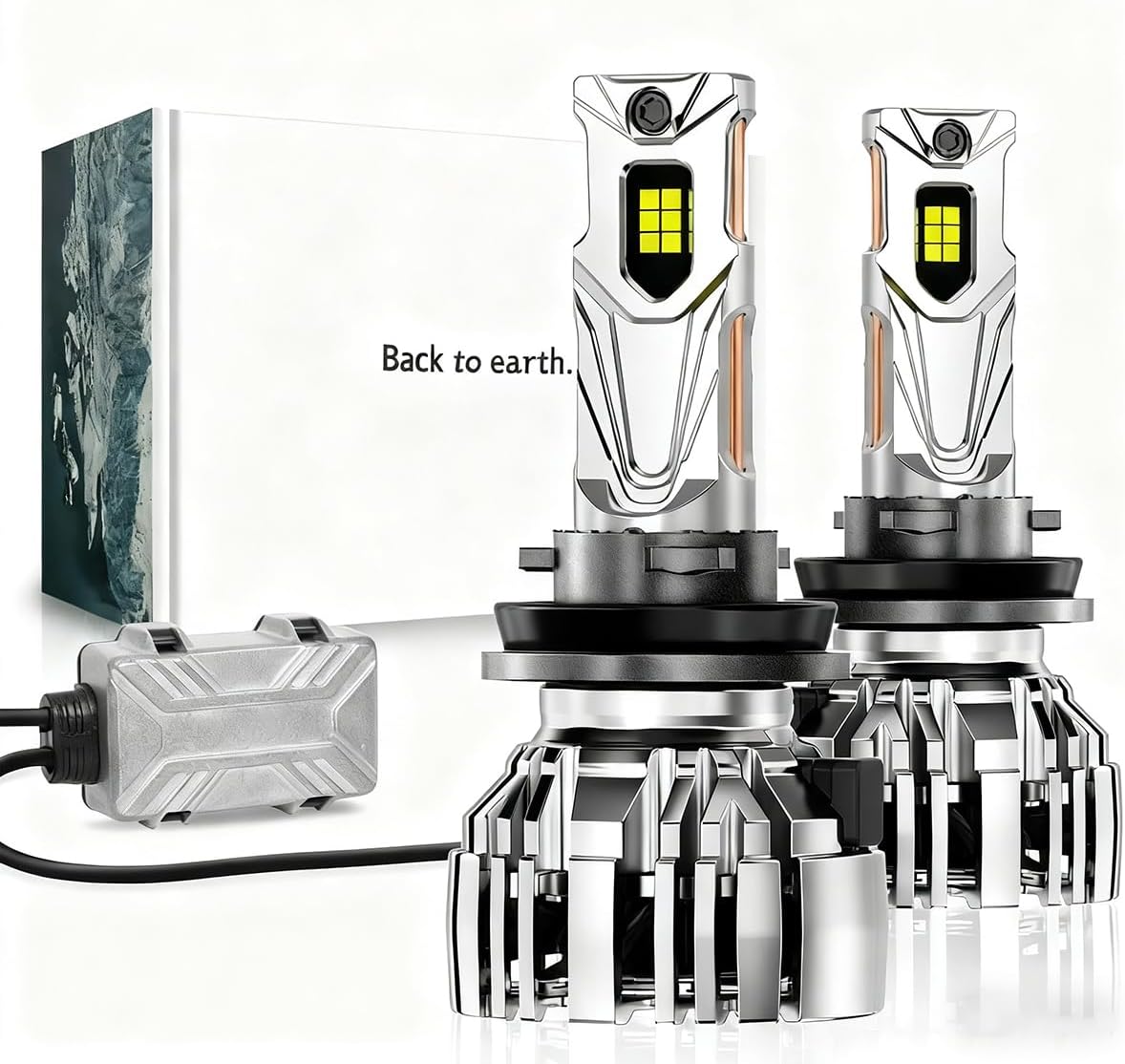 Detalle de NOVSIGHT H11 LED Fog Lights 55,000 lumens