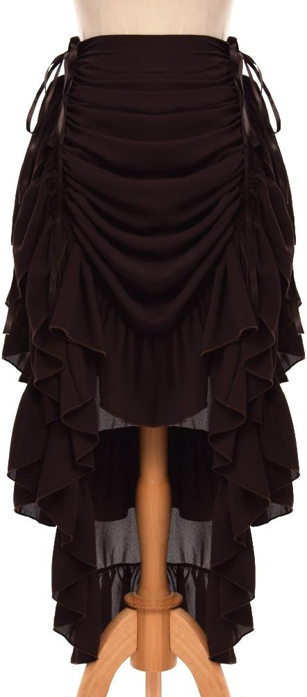 Detalle 2 de GRACEART Women's Victorian Steampunk Skirt Pirate Costume Burlesque