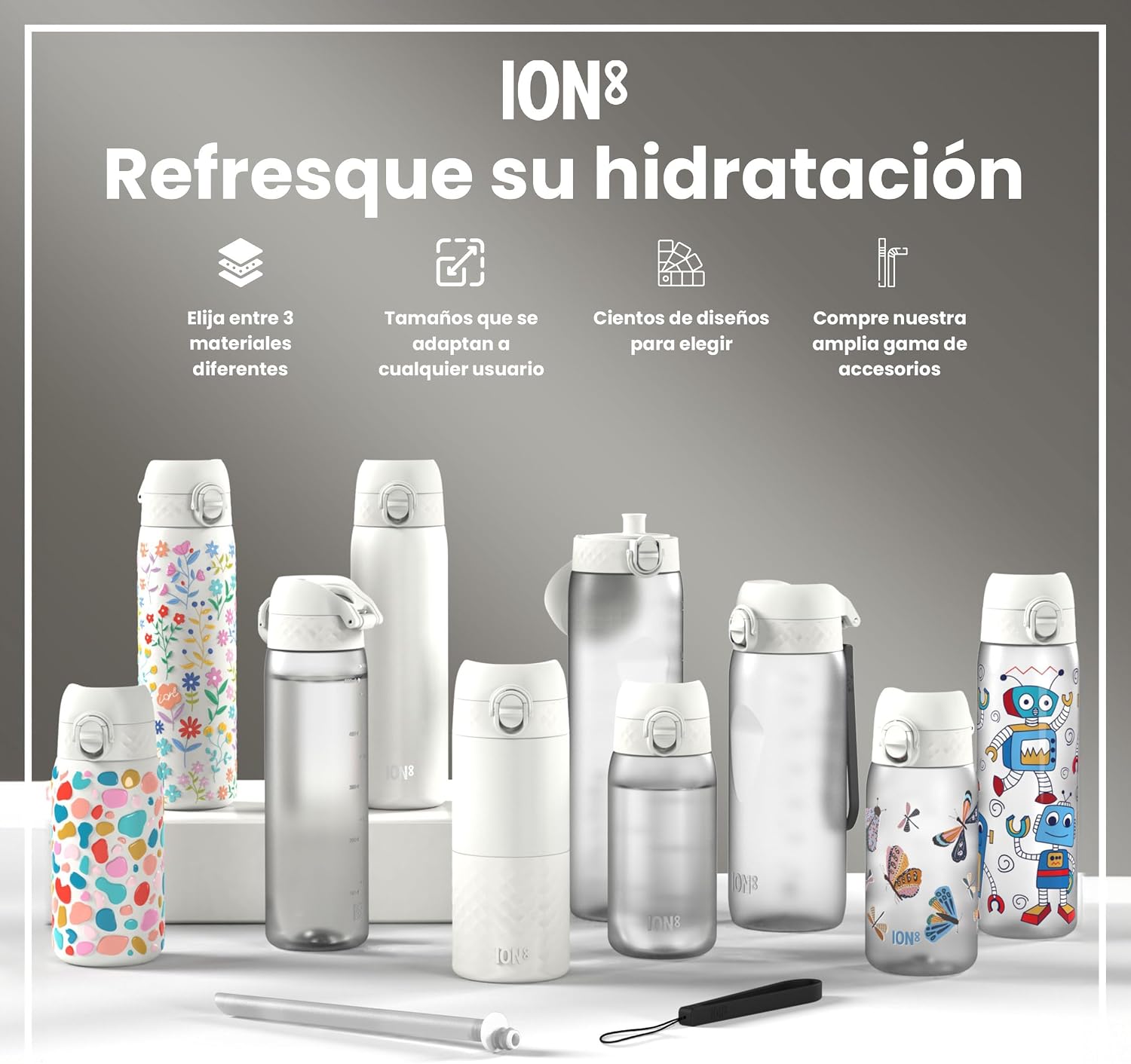 Thumbnail 6 de ION8 Botella Térmica Infantil 320ml 🧊 Sin Fugas y Fácil de Limpiar